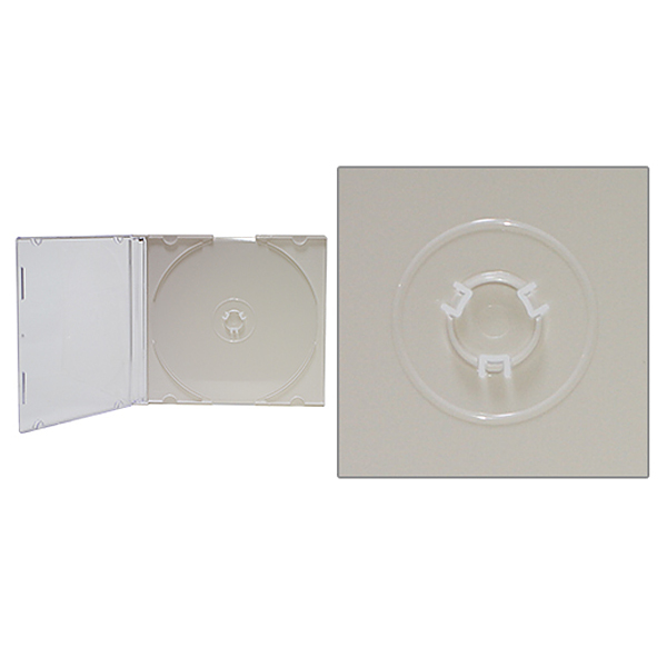 業務用DVD/CD 5mmプラケース TRAY-CMC ホワイト 200枚セット