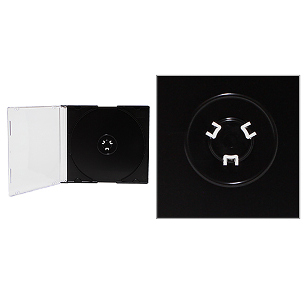 業務用DVD/CD 5mmプラケース TRAY-CMC ブラック 200枚セット